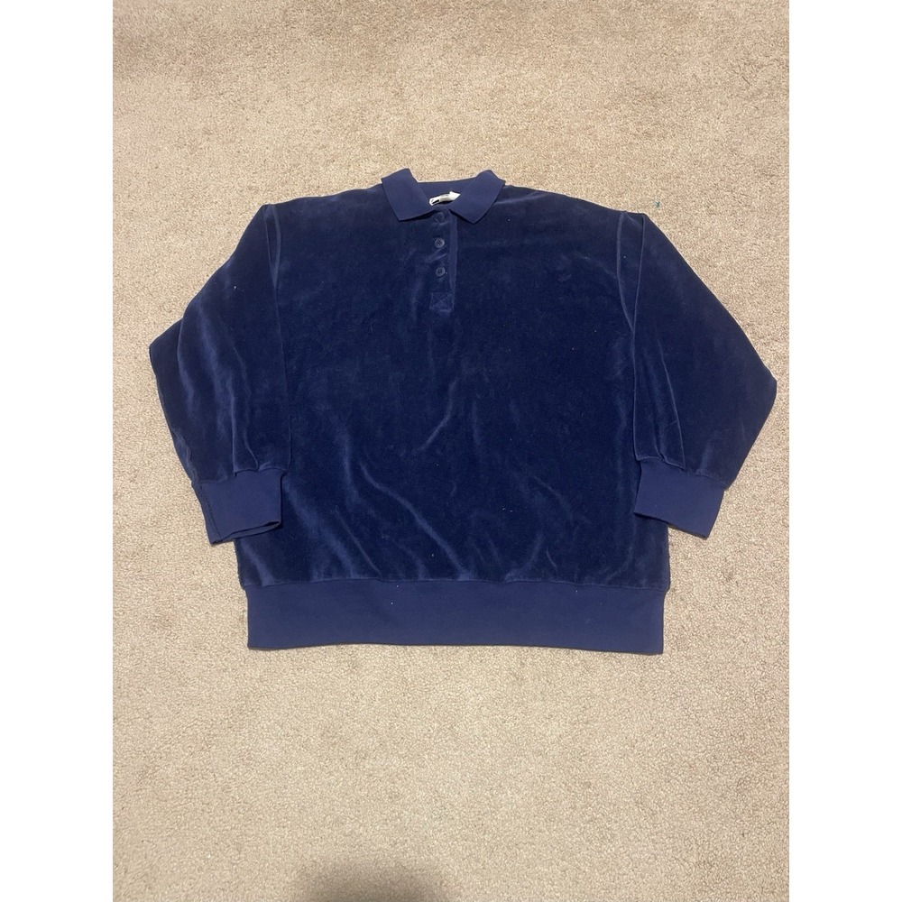 VTG Sonya Rykiel Women's Sweater Navy Blue Size L Please Look At Measurements